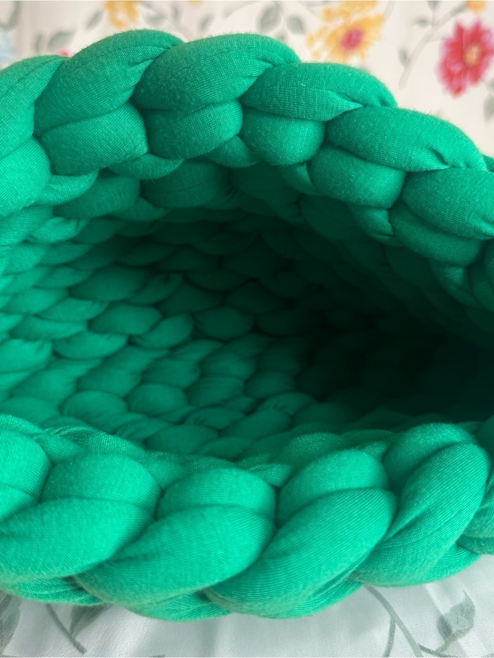 MODA LUXE | Trendelle Hobo Chunky Knit Green Women’s Shoulder Bag | Great Cond. - Picture 2 of 2